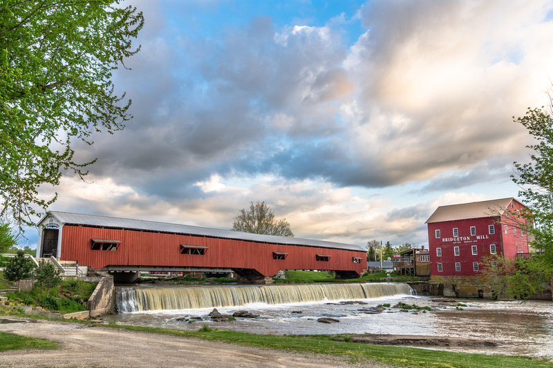 Holly Hannum Photography | #2 Bridgeton Covered Bridge and Mill